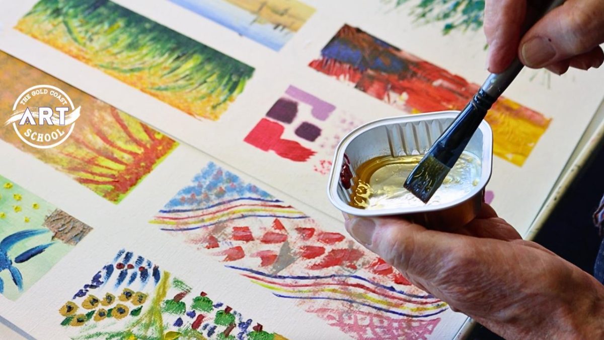 Colour-Glazing-Indian-Yellow Oil Painting Glazing
