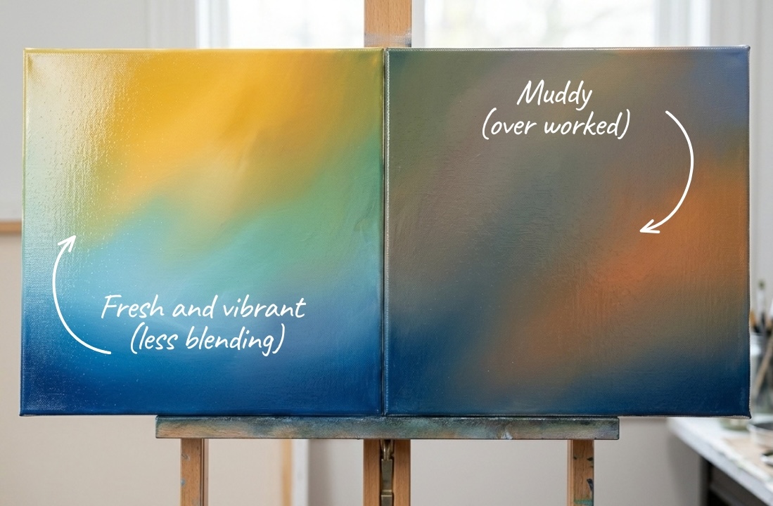 Don't Overwork Your Paint